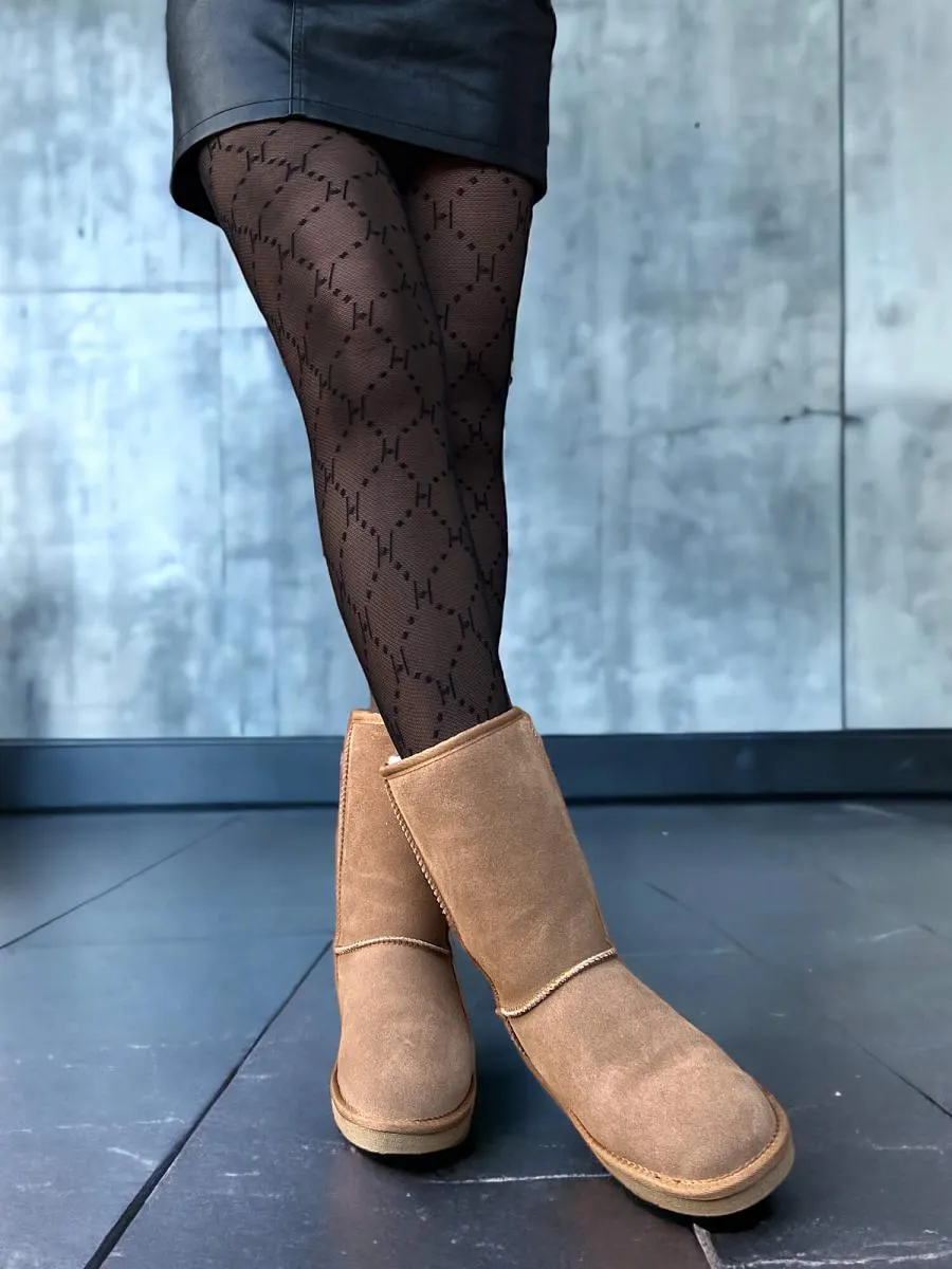 Bondi Wool Suede Varmfòret Chestnut