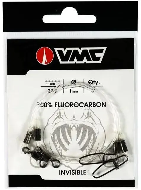 VMC Leader Fluoro 60cm 2pk 0,68mm