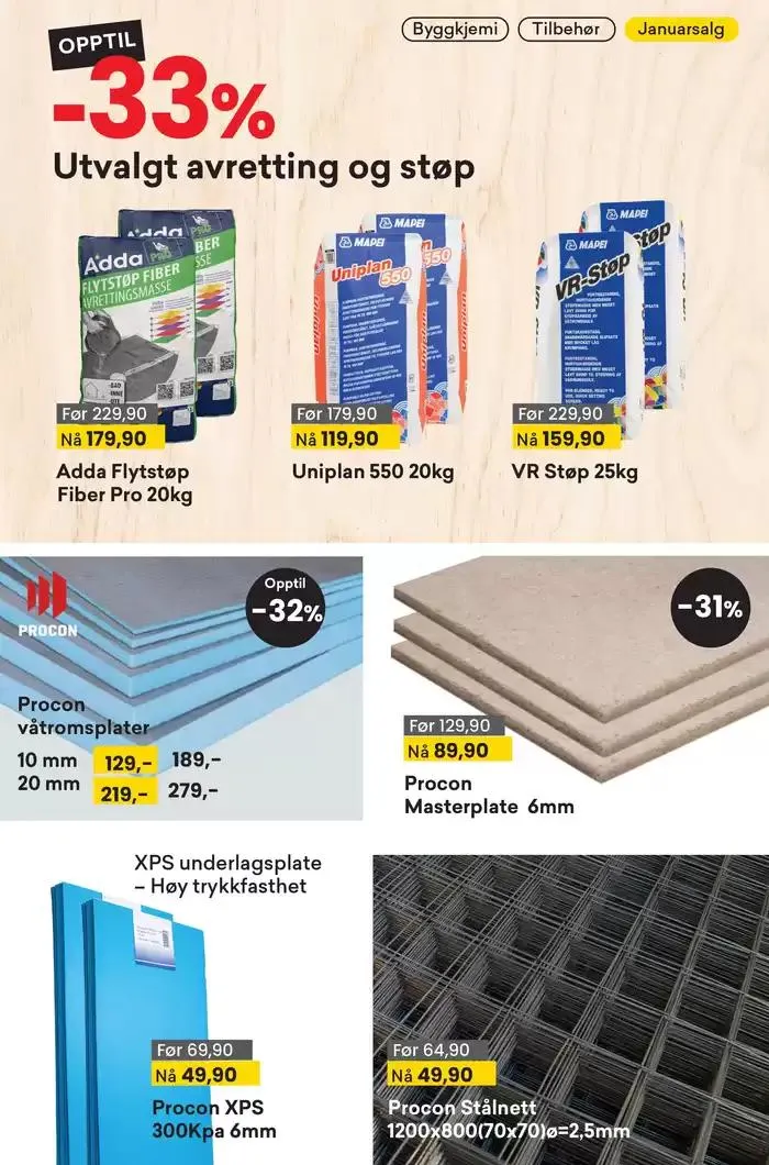 Januarsalg fra 3. januar til 2. februar 2025 - kundeavisside 9