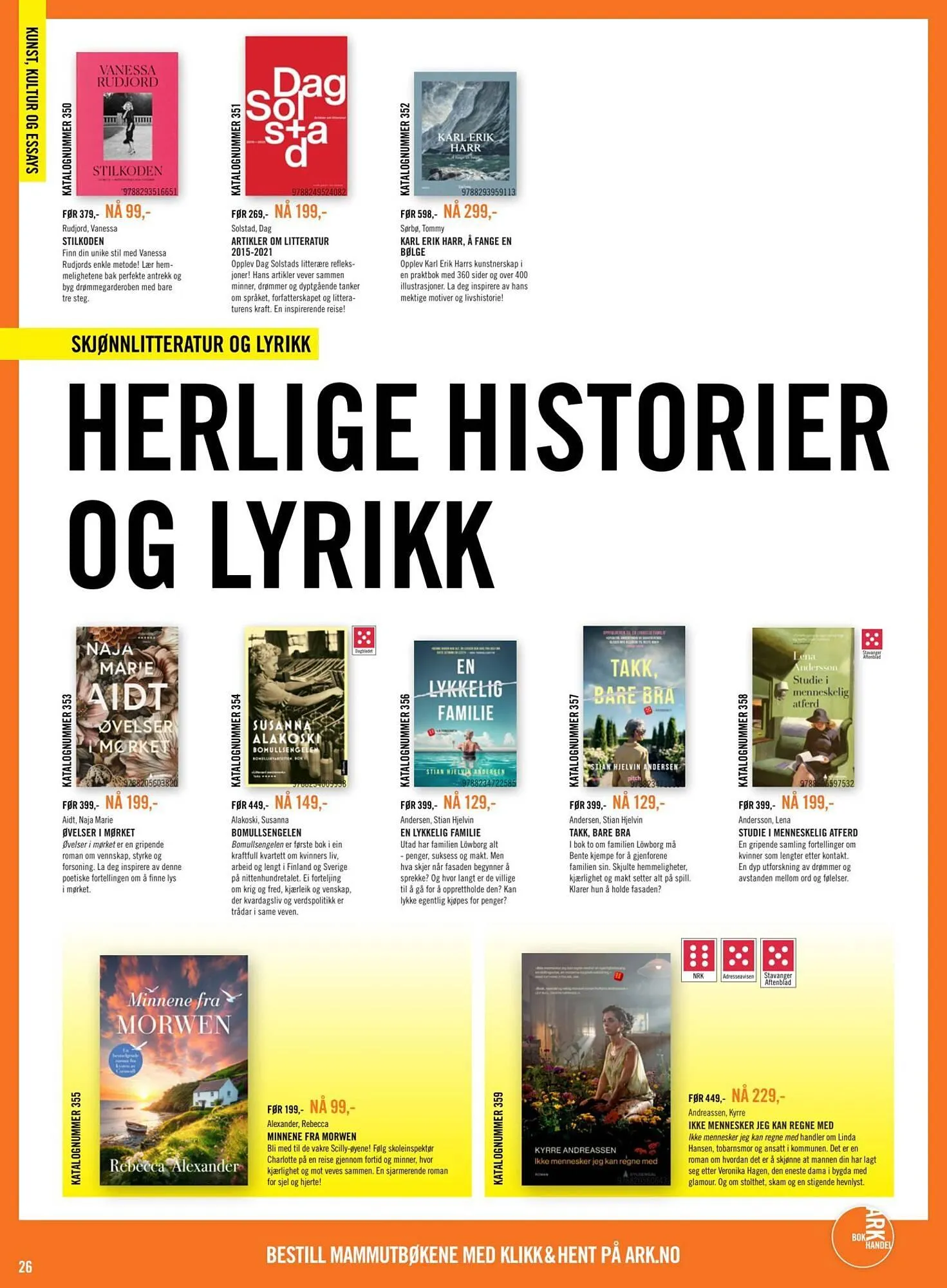 Ark Bokhandel kundeavis fra 16. februar til 9. mars 2026 - kundeavisside 26