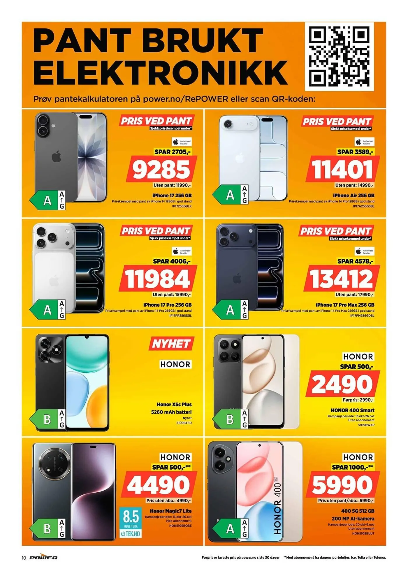 POWER kundeavis fra 20. oktober til 26. oktober 2025 - kundeavisside 10