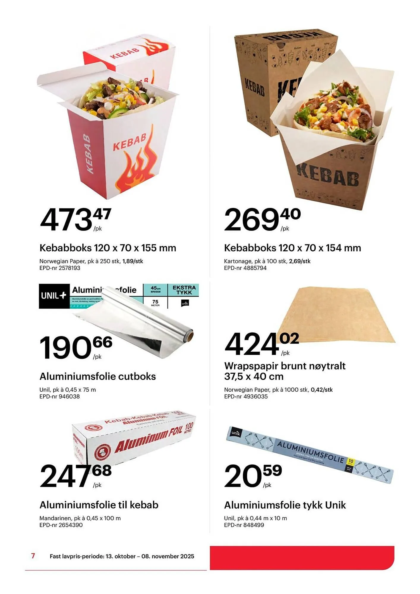 Storcash kundeavis fra 13. oktober til 8. november 2025 - kundeavisside 7