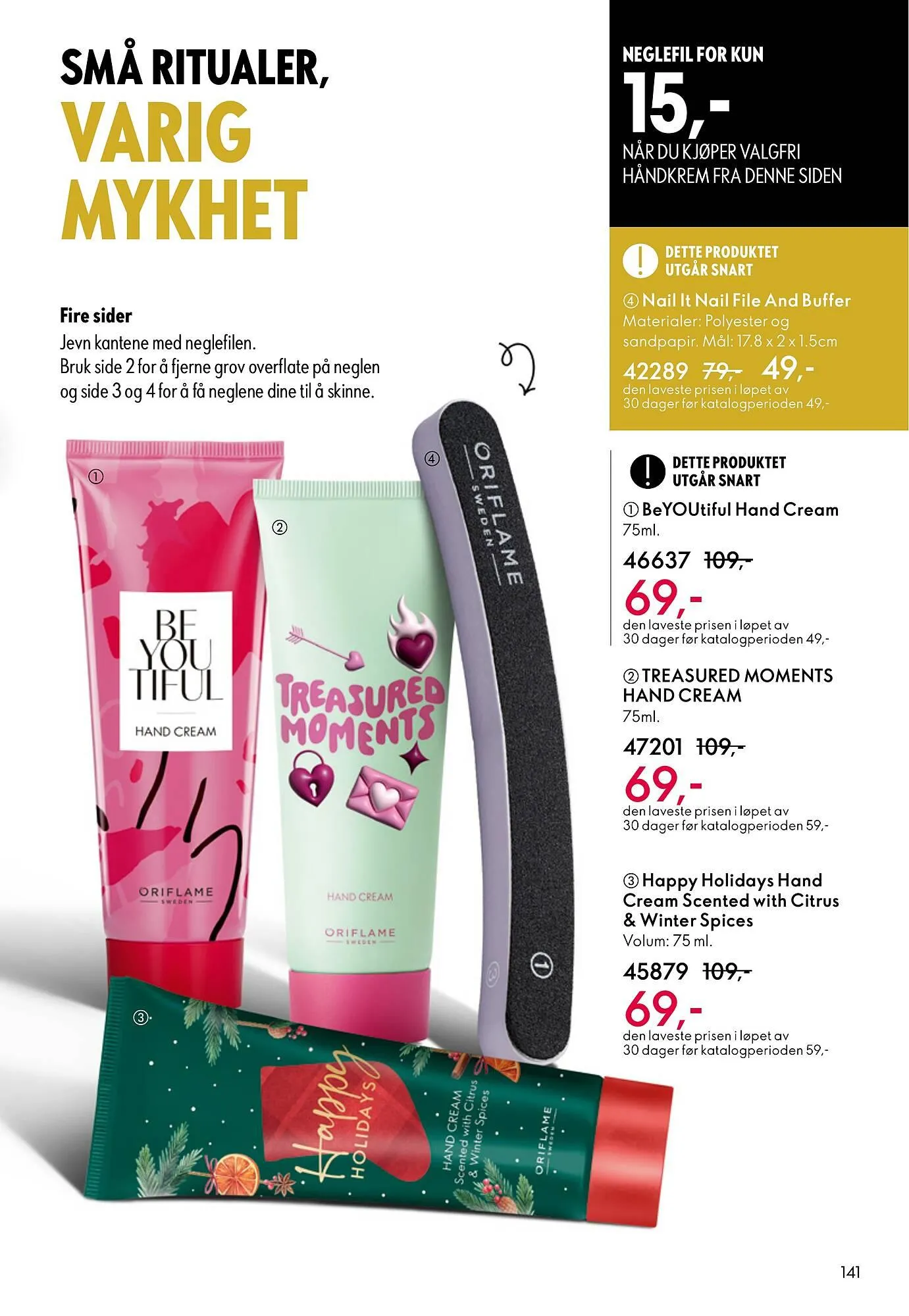 Oriflame katalog fra 1. april til 30. april 2026 - kundeavisside 141