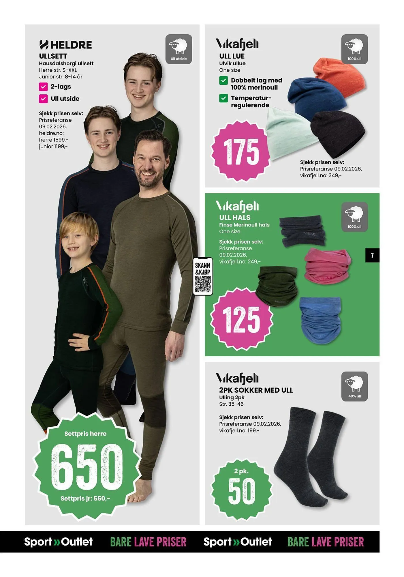 Sport Outlet kundeavis fra 24. februar til 9. mars 2026 - kundeavisside 7