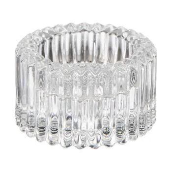 Lysestake kombi 4,3 cm glass