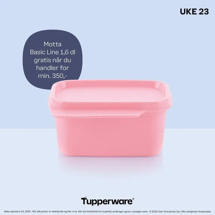 Tupperware Kundeavis uke 23 fra 4. juni til 18. juni 2024 - kundeavisside 3
