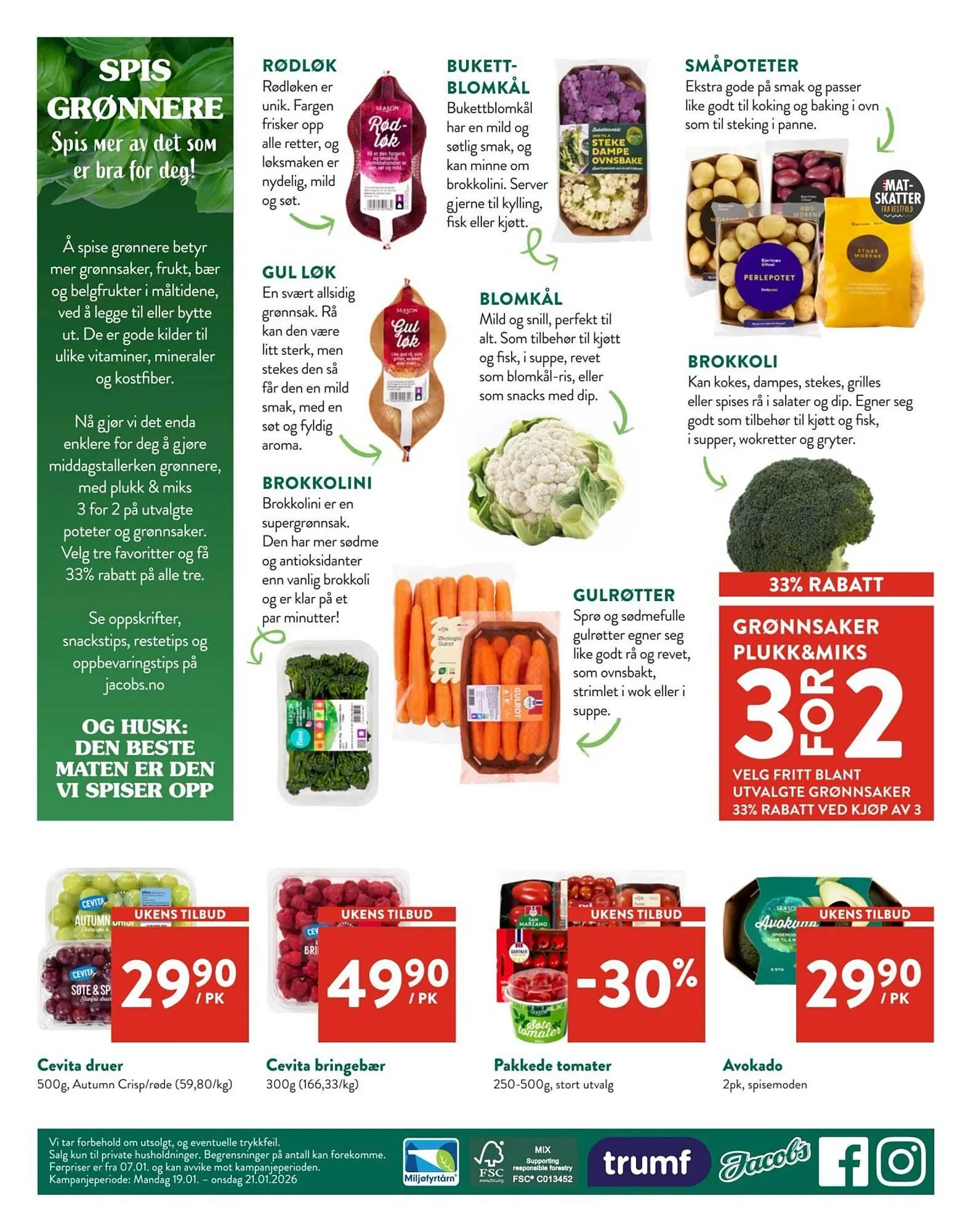 Jacobs kundeavis fra 19. januar til 22. januar 2026 - kundeavisside 4