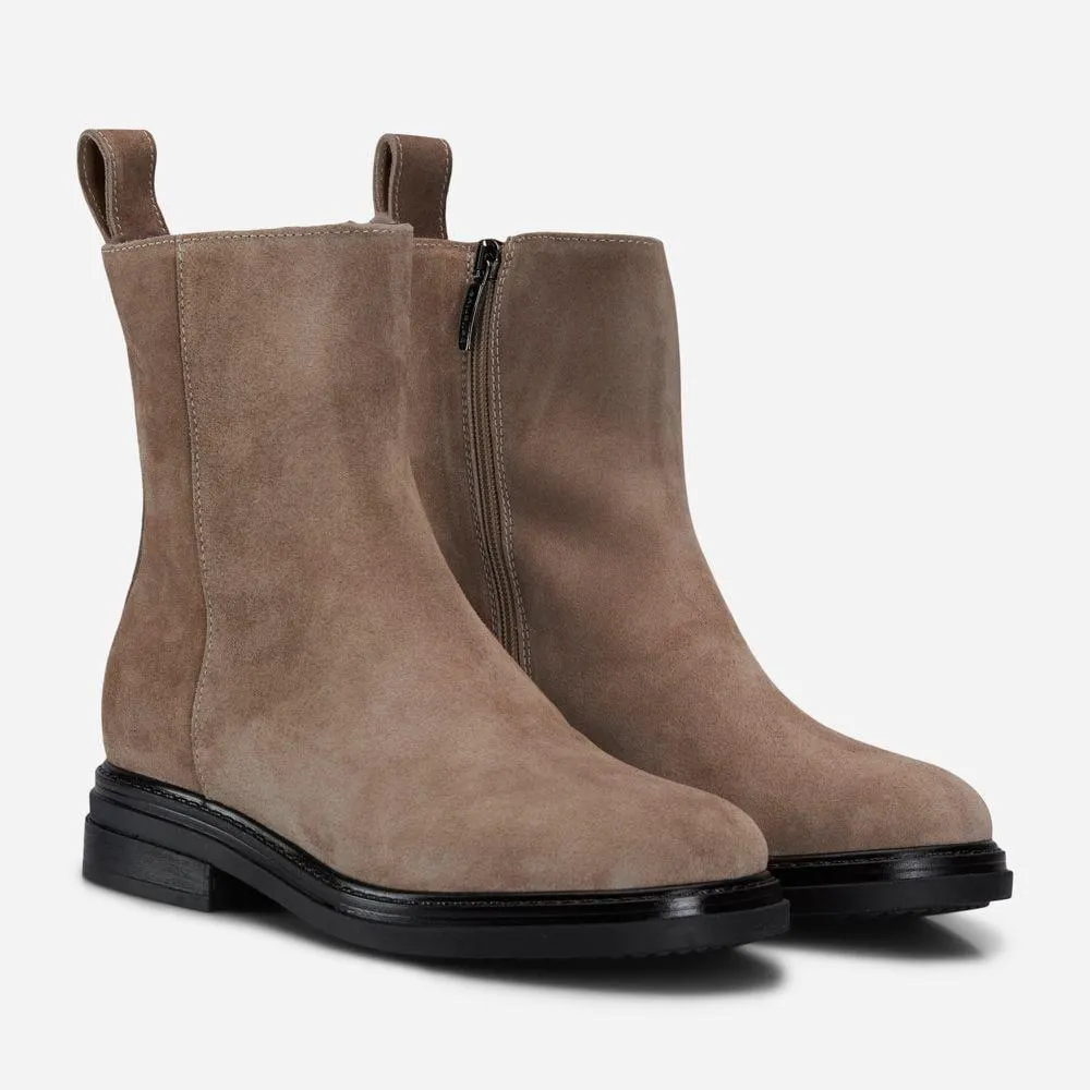 Boots With Fur - Velour Sesamo