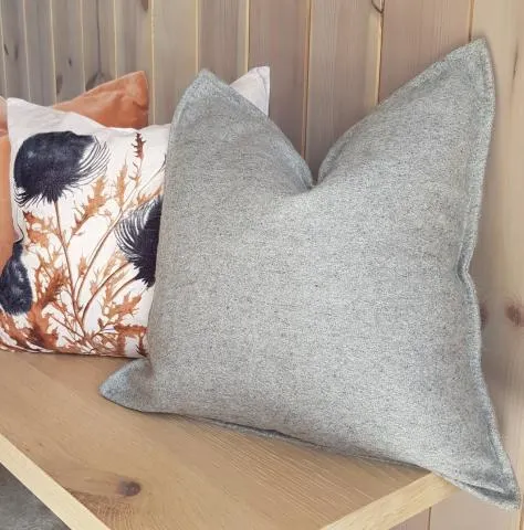 Putetrekk ull Grå 45cm