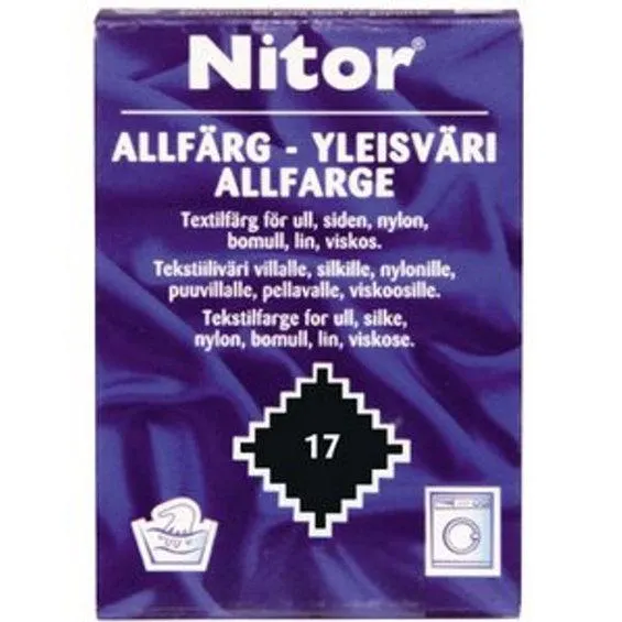 Nitor Universalfarge 17 Svart