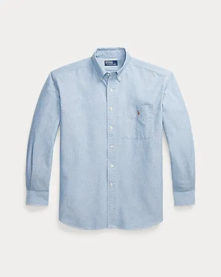 Big Fit Striped Oxford Shirt