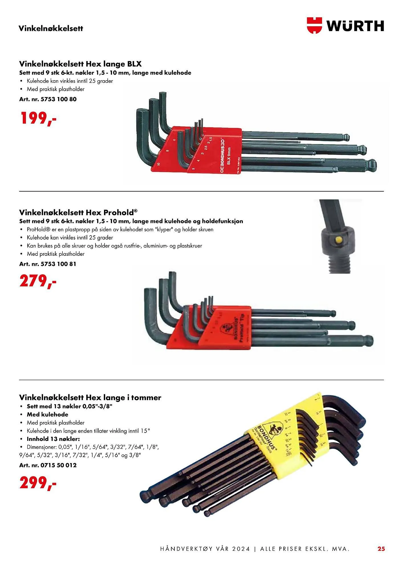 Würth Kundeavis fra 5. februar til 2. juni 2024 - kundeavisside 25