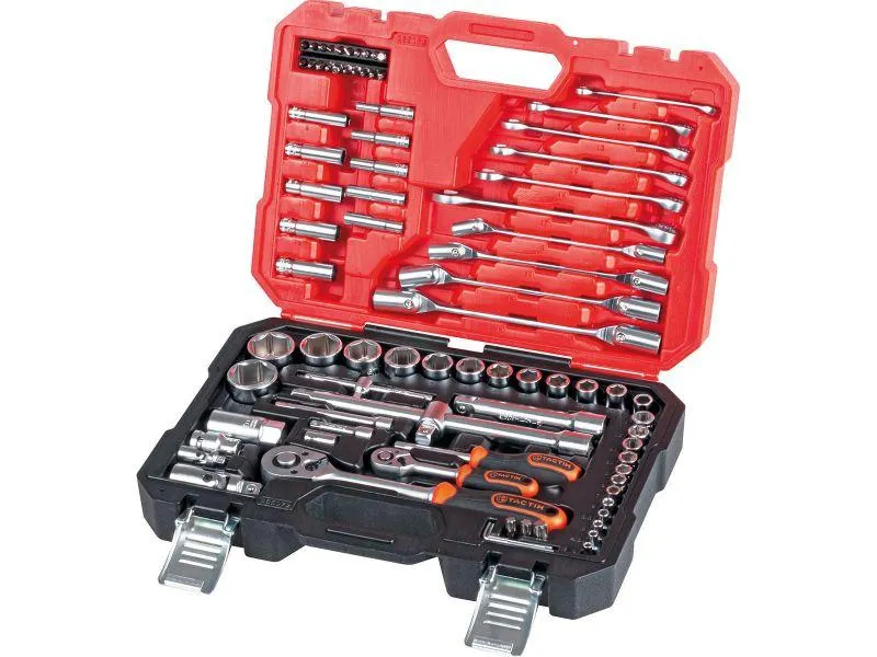 Verktøysett 1/4"-1/2" 85 deler
