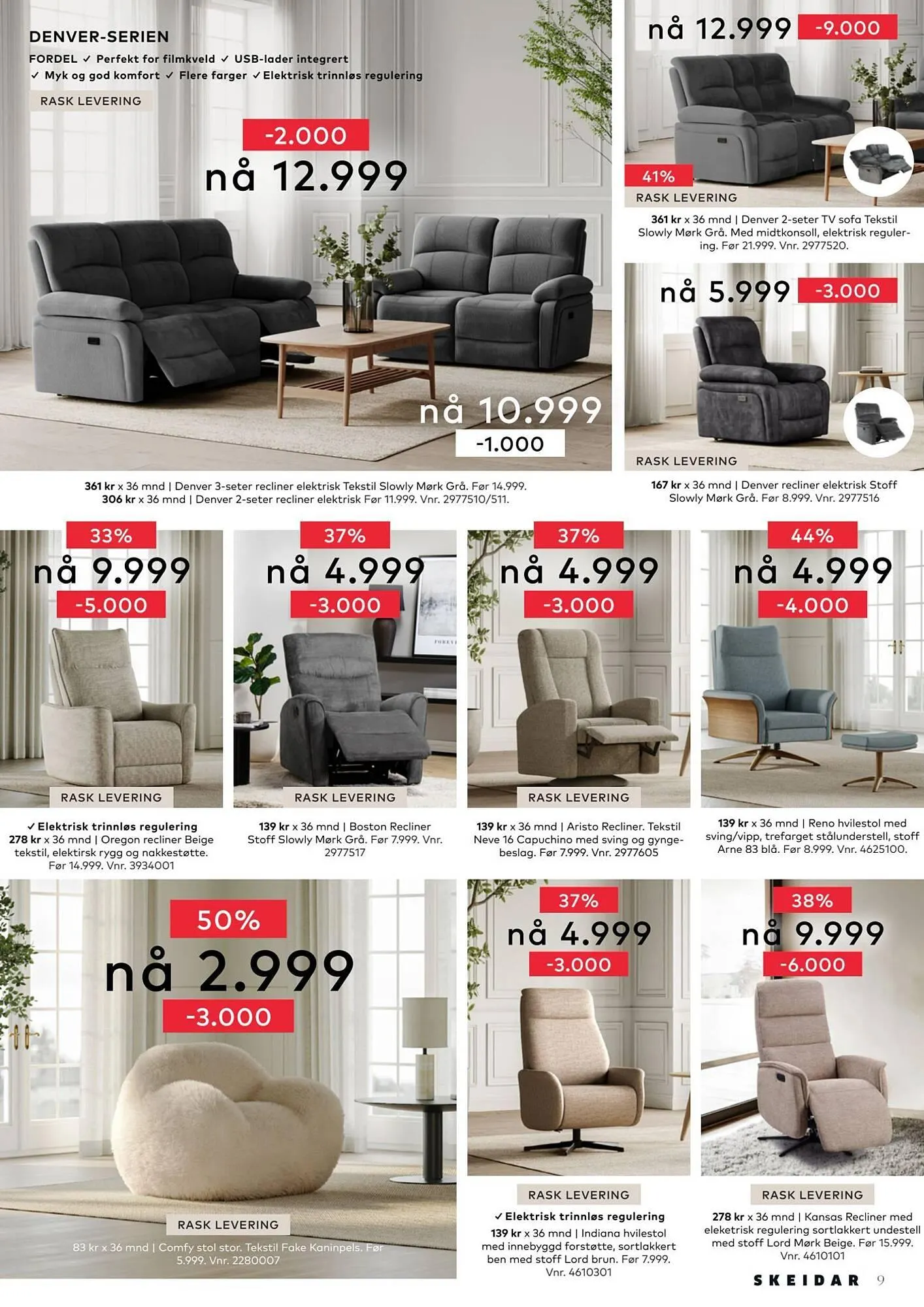 Skeidar kundeavis fra 3. november til 9. november 2025 - kundeavisside 9