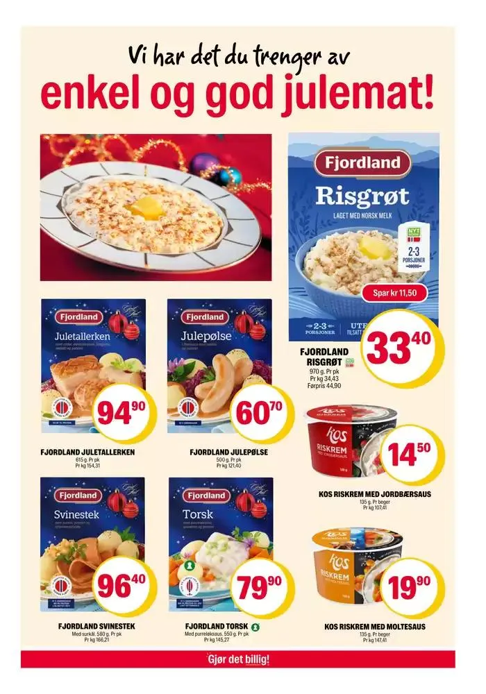 Flotte rabatter på utvalgte produkter fra 25. november til 1. desember 2024 - kundeavisside 23