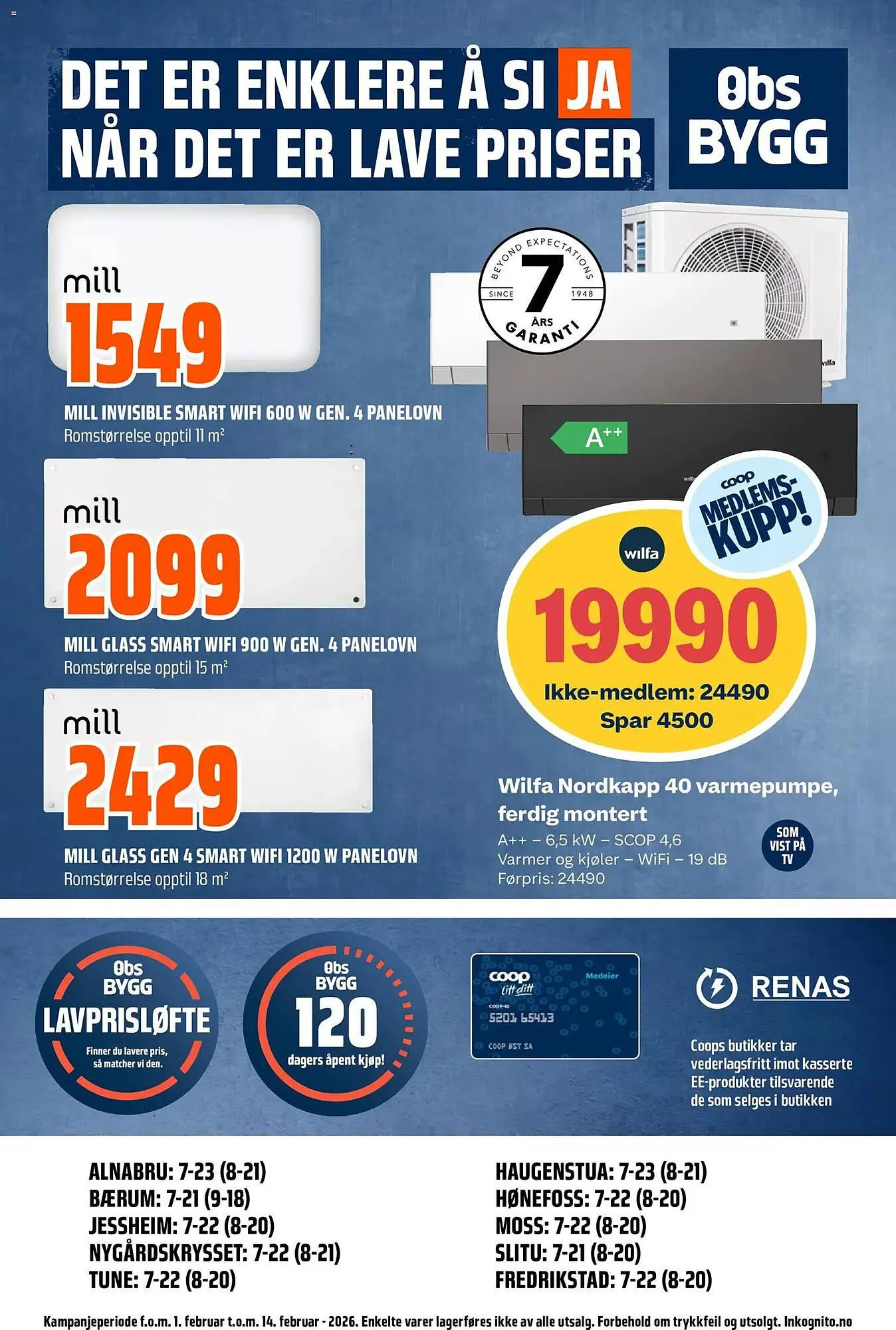 Obs Bygg kundeavis fra 1. februar til 14. februar 2026 - kundeavisside 16