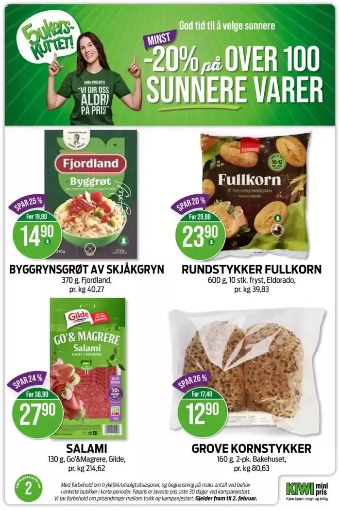 Kiwi Kundeavis fra 1. januar til 12. januar 2025 - kundeavisside 3