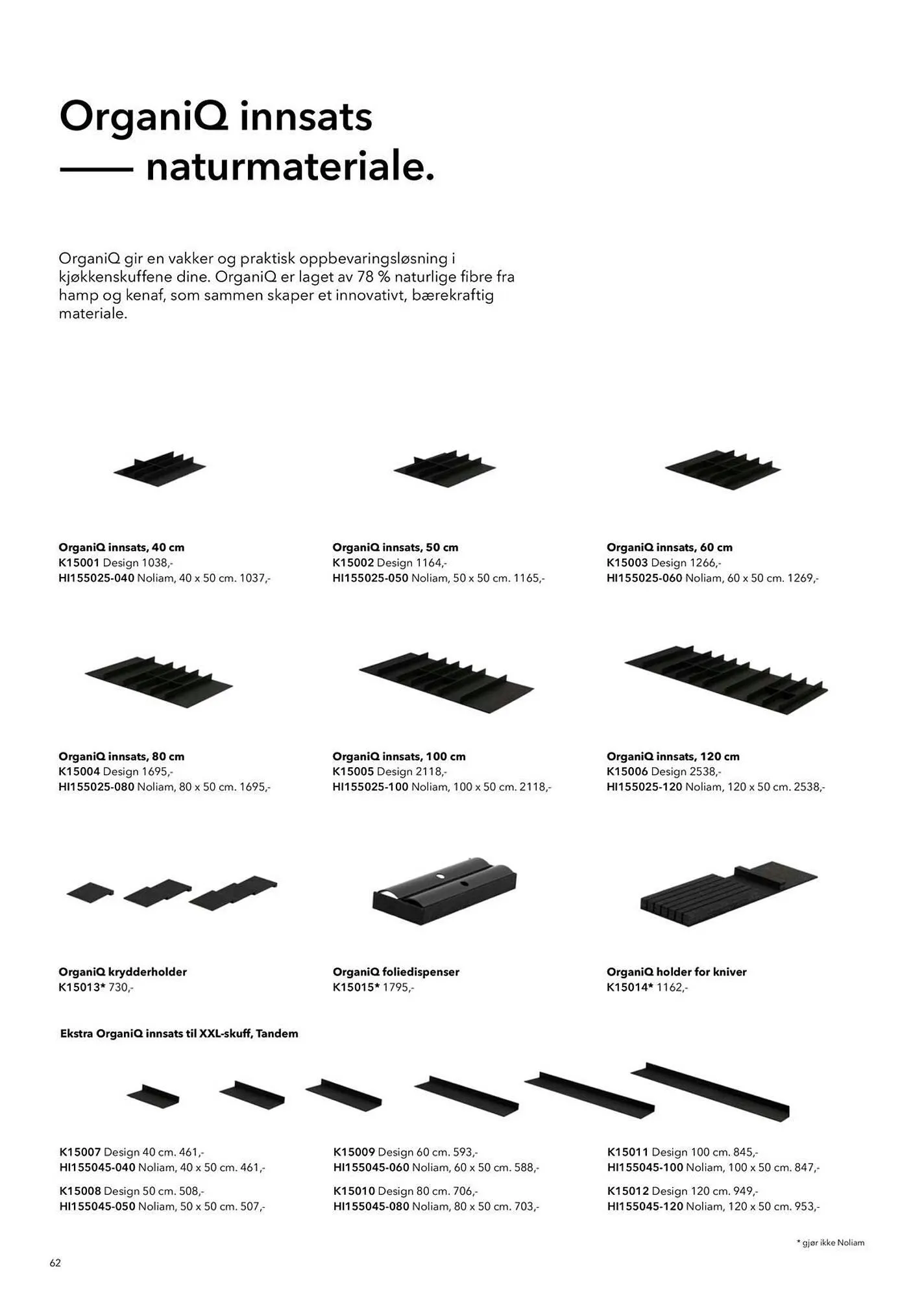 Kvik Kjøkken Kundeavis fra 28. mars til 11. april 2024 - kundeavisside 62