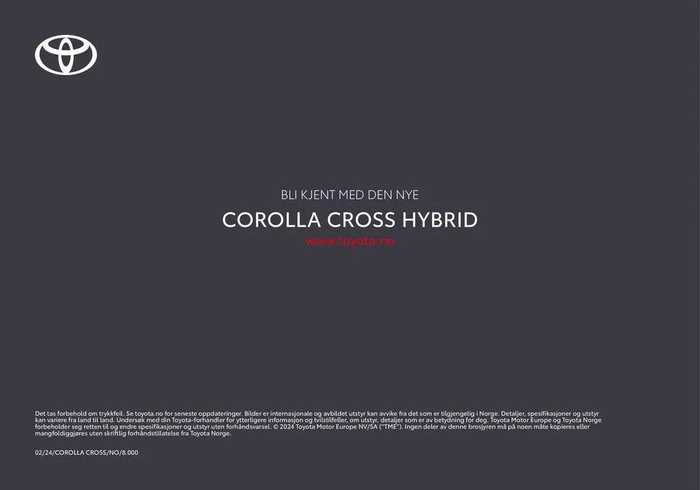 Corolla Cross Kundeavis fra 8. april til 8. april 2025 - kundeavisside 21