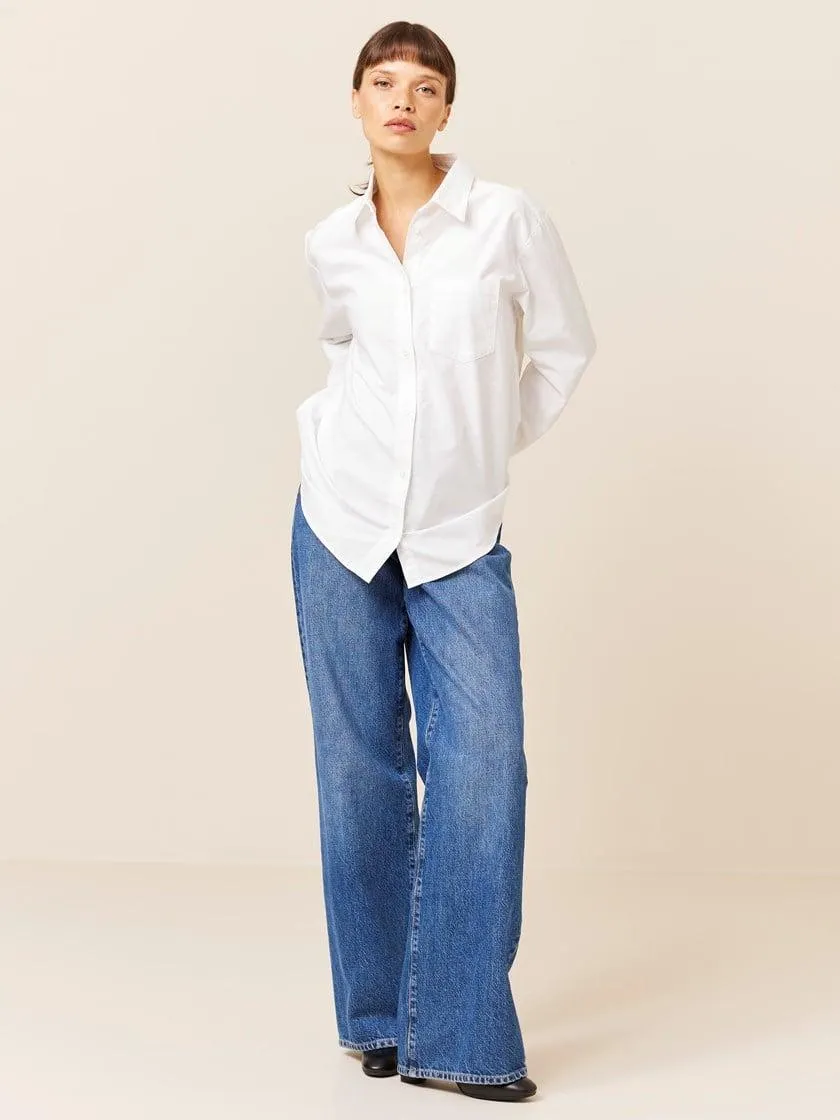 Caro skjorte Bright White