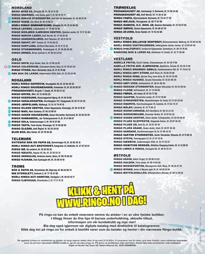 Kampanjeperiode 06/11-31/12-24 fra 6. november til 31. desember 2024 - kundeavisside 67