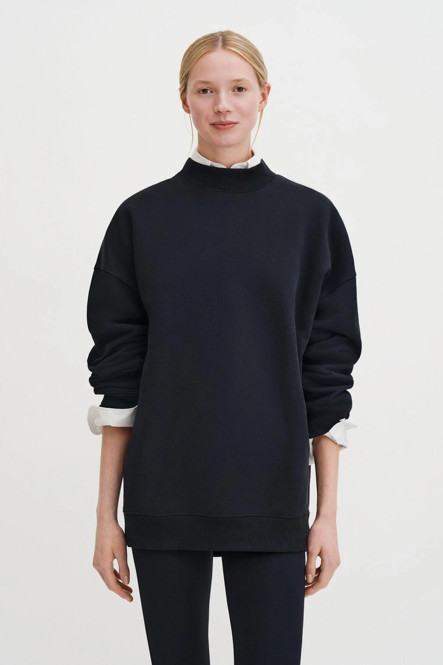 Oversized Brushed Cotton Sweat