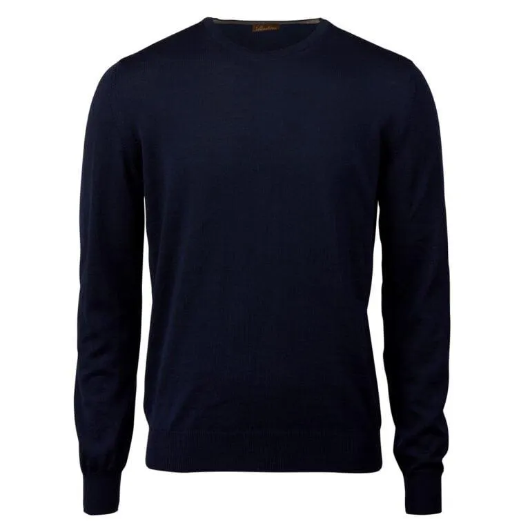 Merino Wool Crew – Marine