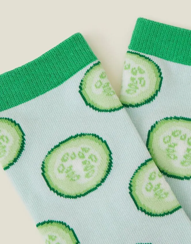 Cucumber Print Socks