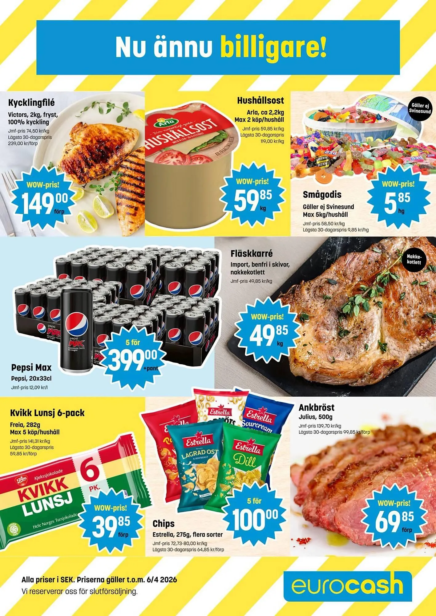 Eurocash kundeavis fra 23. mars til 7. april 2026 - kundeavisside 1