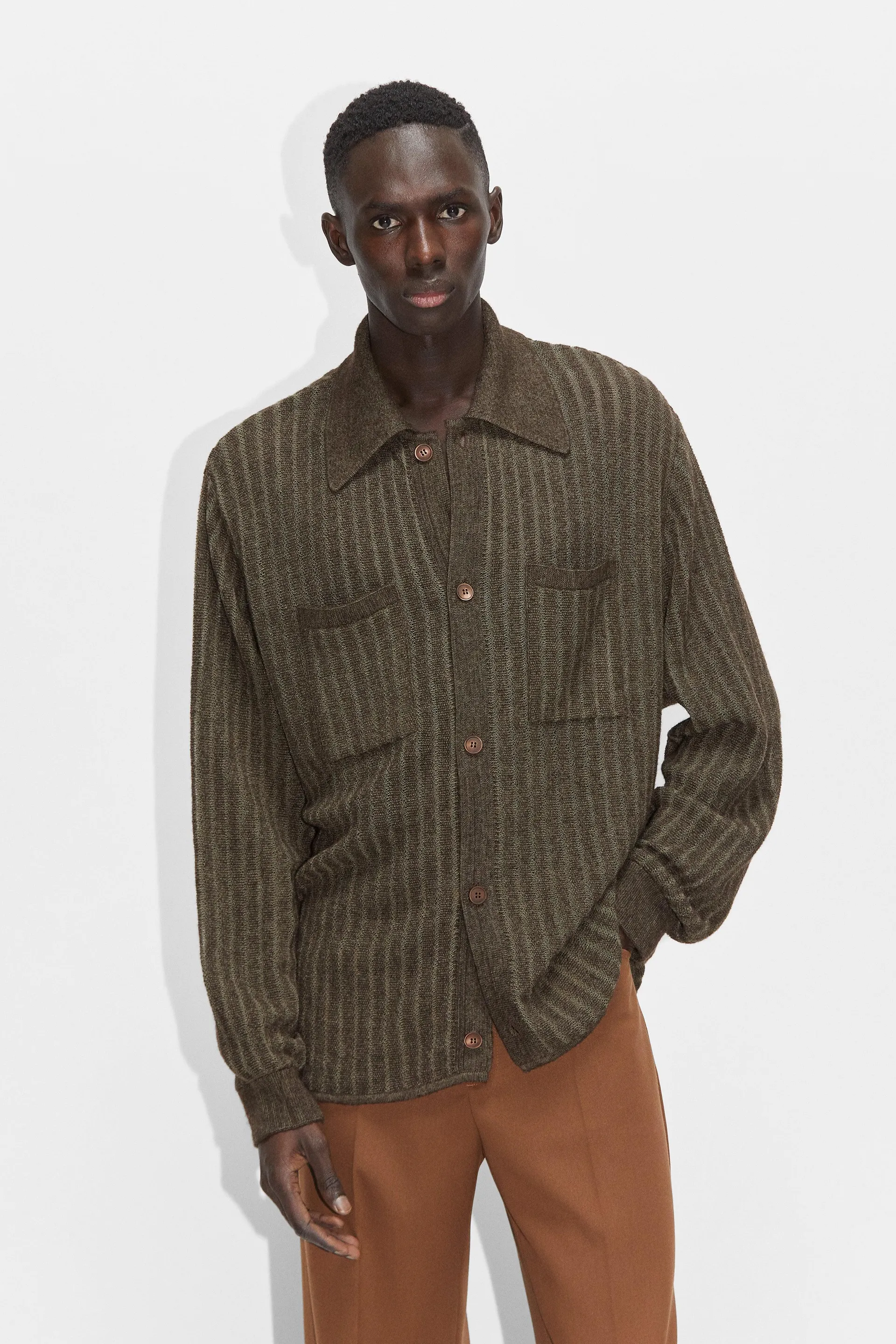 Relaxed-fit Knitted Cardigan