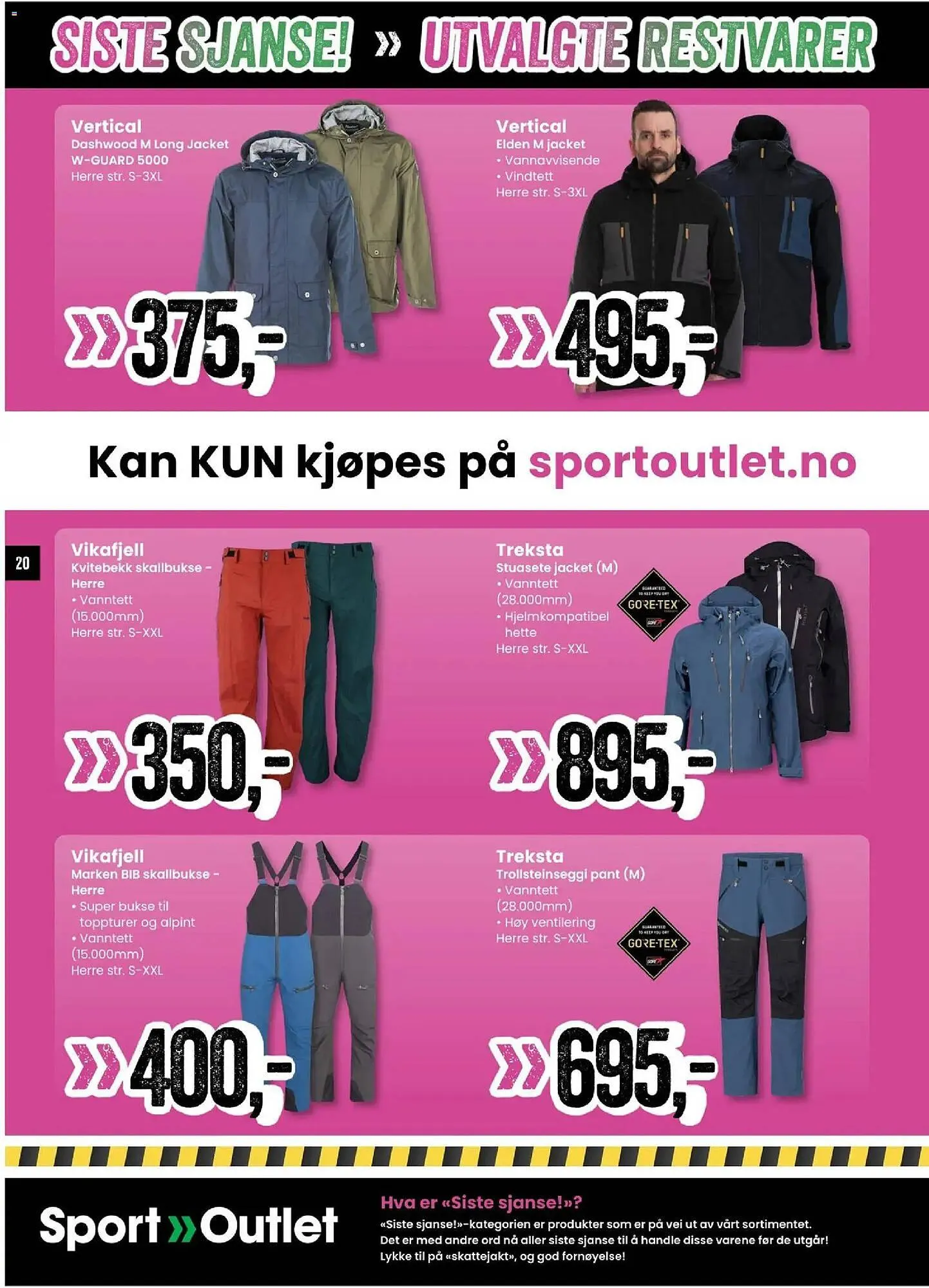 Sport Outlet kundeavis fra 17. februar til 3. mars 2026 - kundeavisside 20
