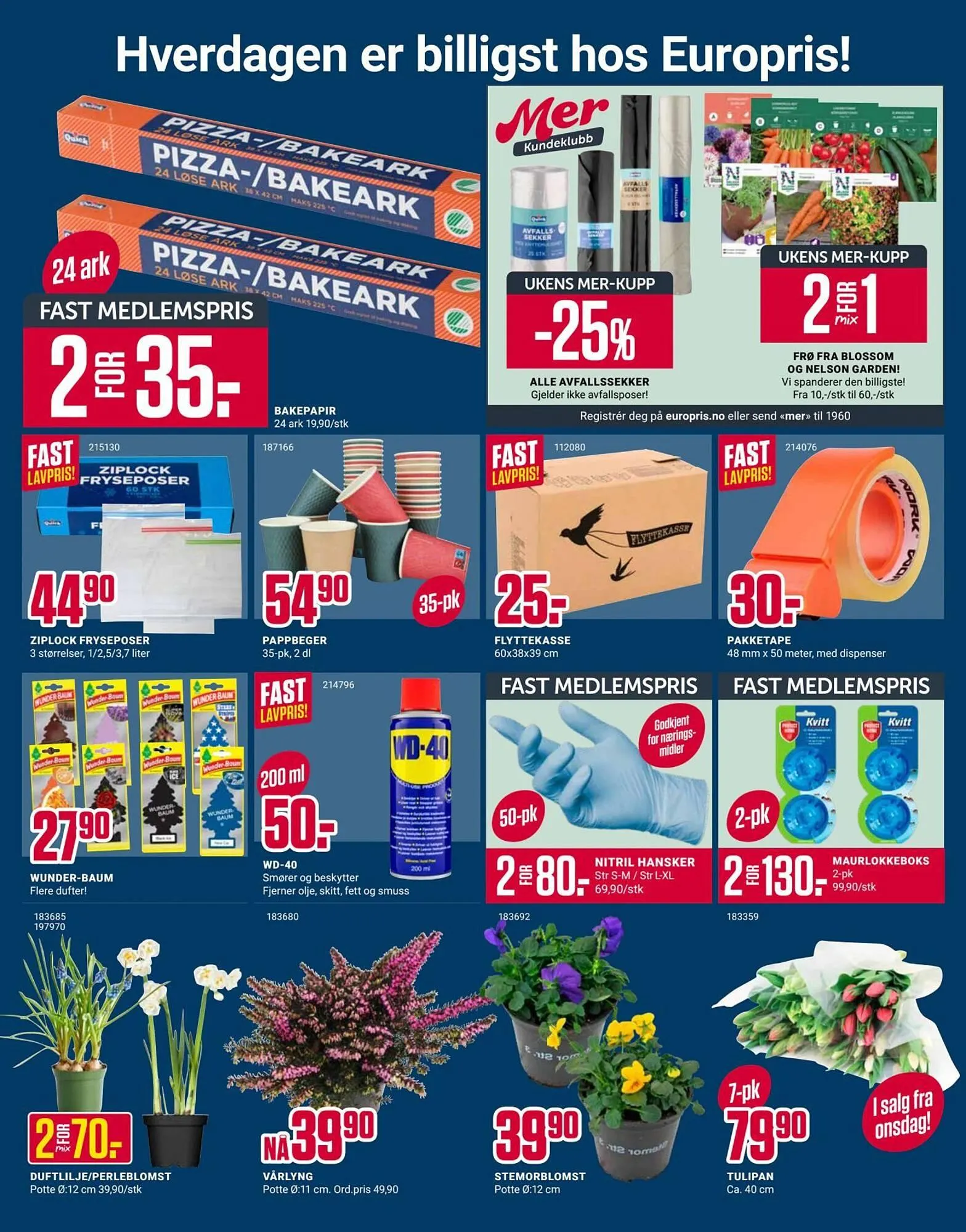 Europris kundeavis fra 2. mars til 7. mars 2026 - kundeavisside 12