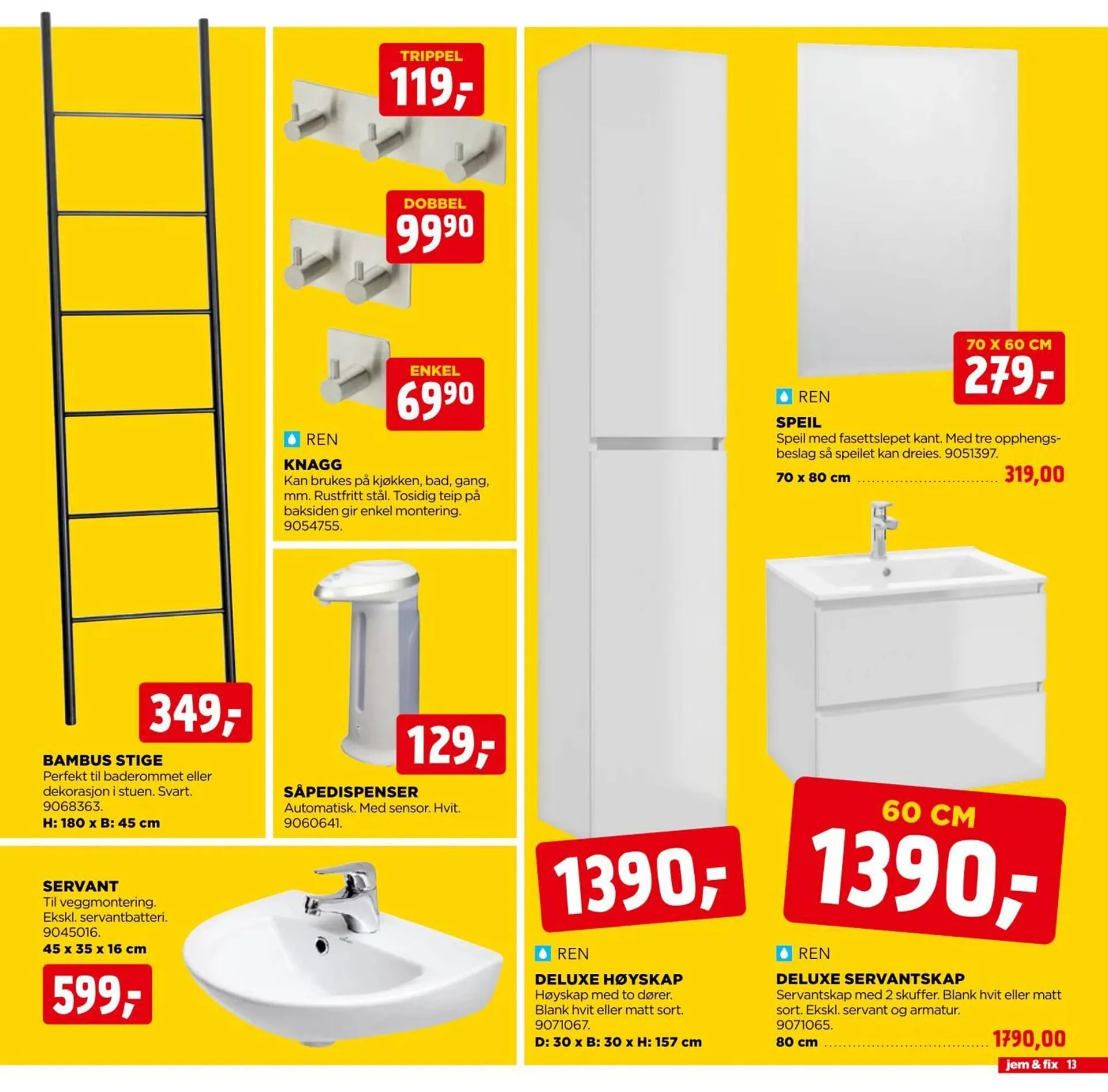 Jem & fix kundeavis fra 9. november til 15. november 2025 - kundeavisside 13