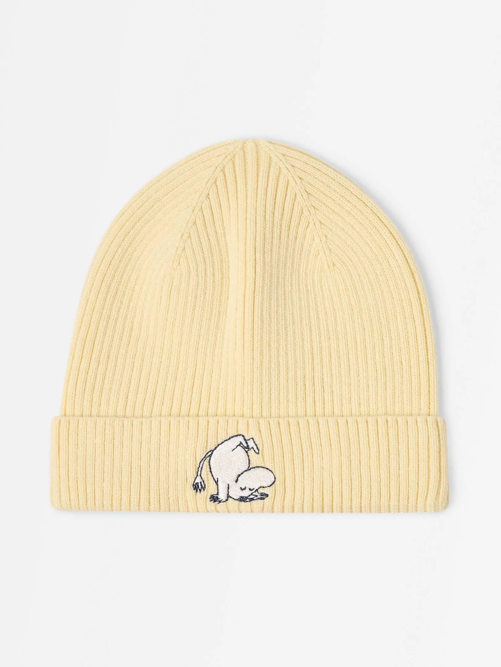 Mummitrollet strikket lue