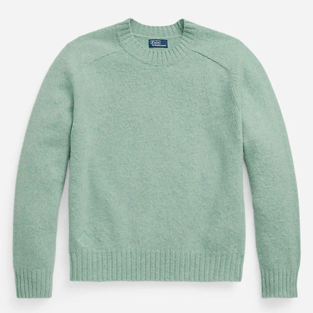 Long Sleeve Wool-Cashmere Pullover - Lovette Heather