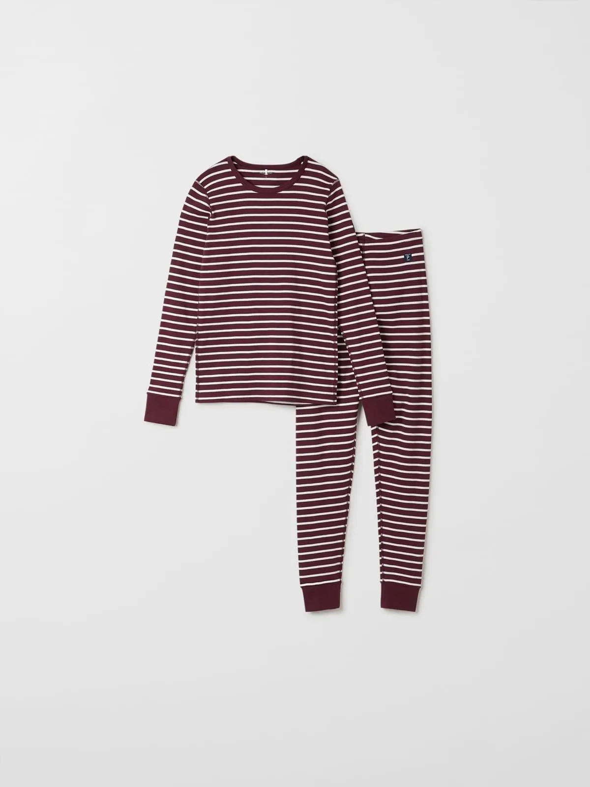 Voksensett med bukse og genser stripet