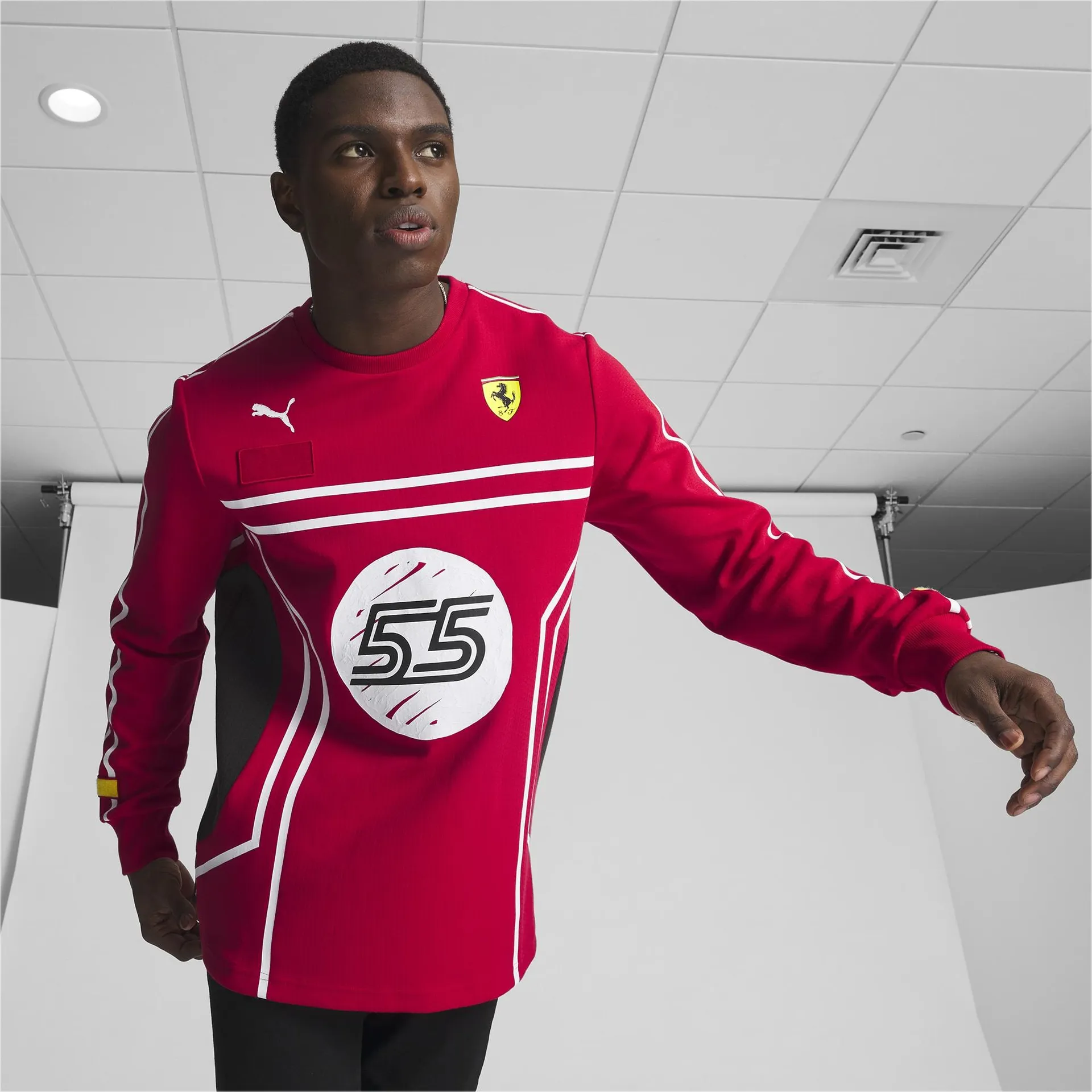 Scuderia Ferrari x Joshua Vides Mesh Shirt