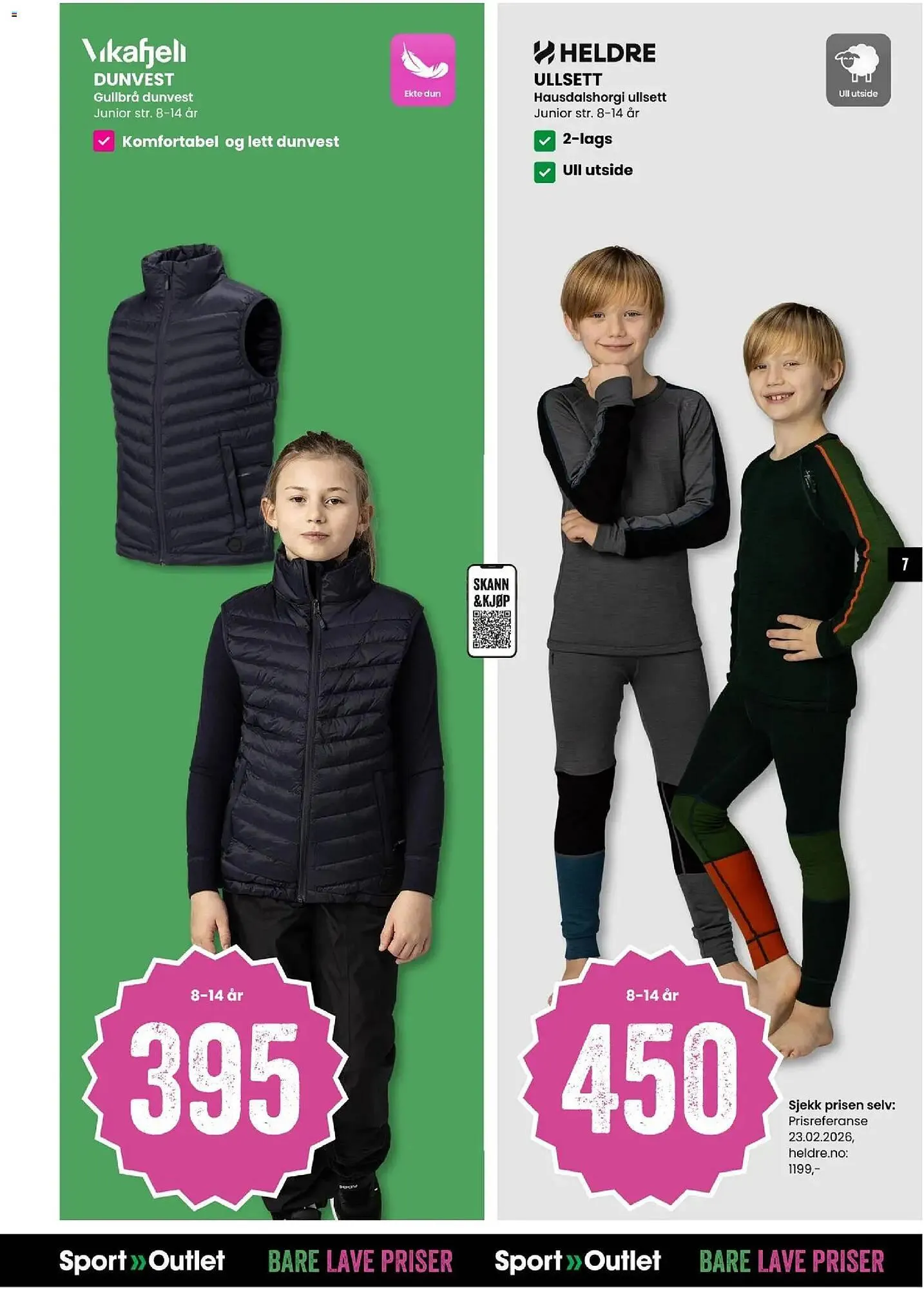 Sport Outlet kundeavis fra 10. mars til 22. mars 2026 - kundeavisside 7