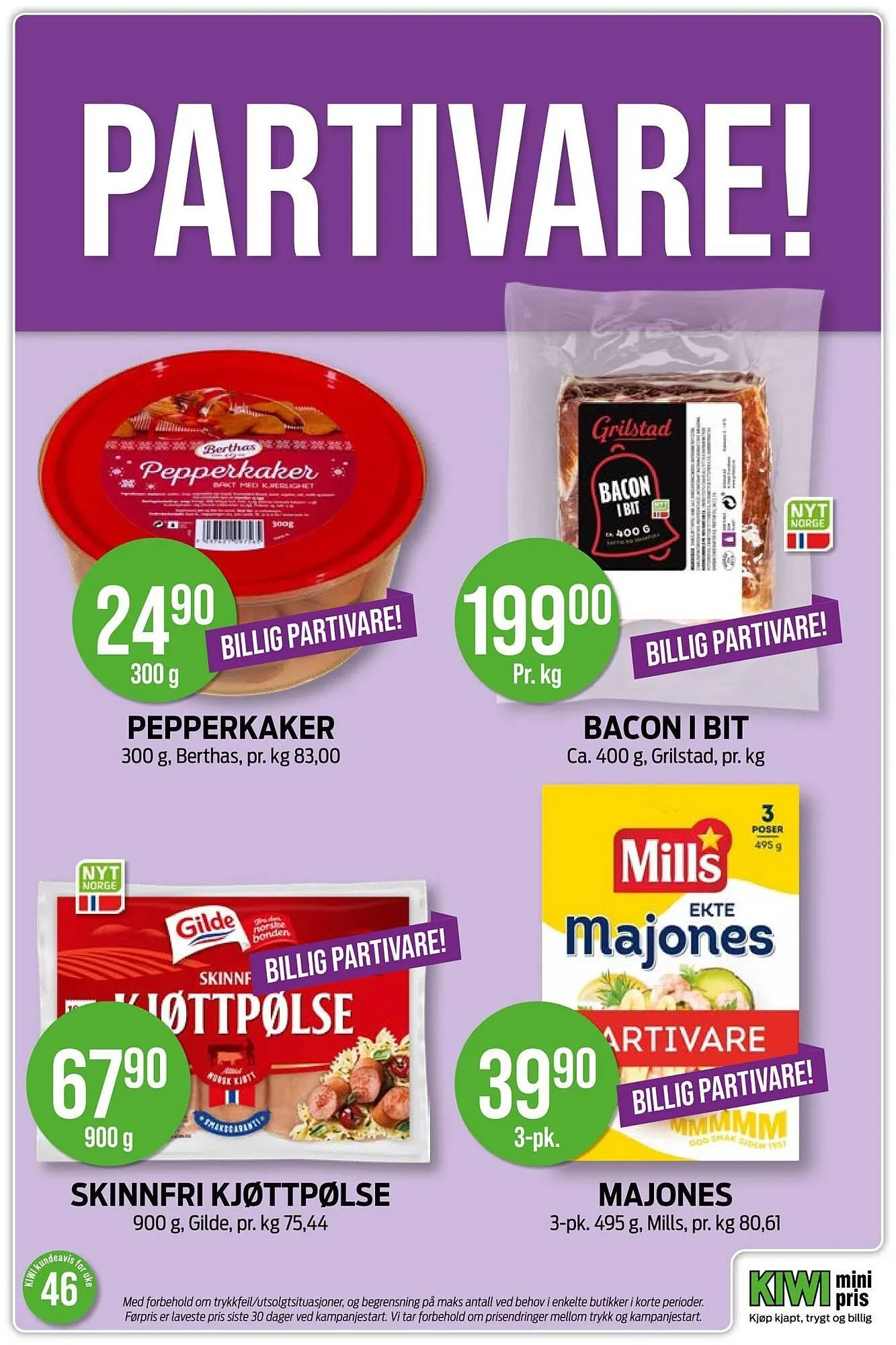 Kiwi kundeavis fra 10. november til 16. november 2025 - kundeavisside 9