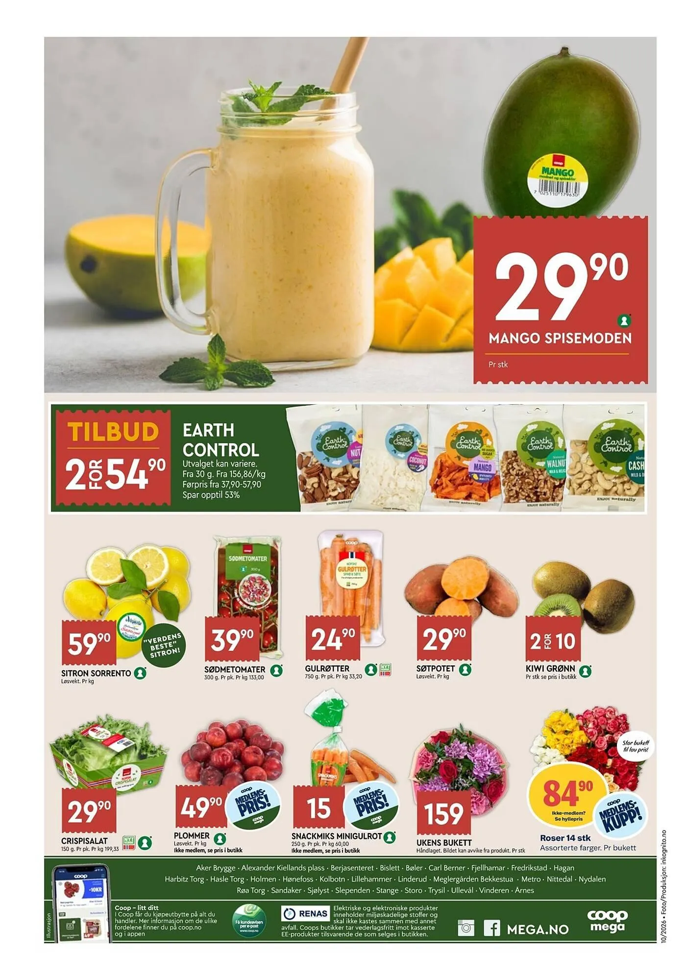 Coop Mega kundeavis fra 2. mars til 7. mars 2026 - kundeavisside 8