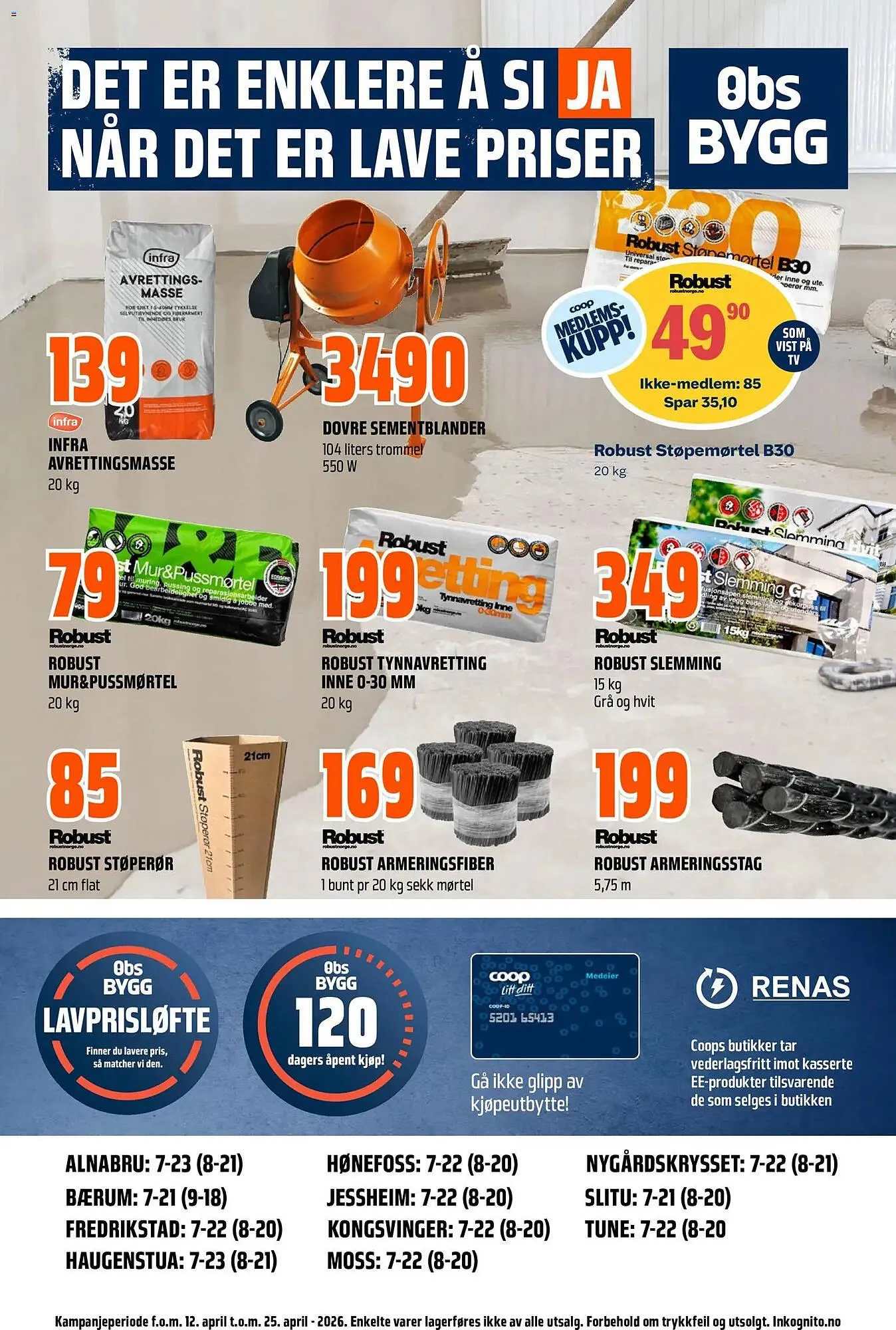 Obs Bygg kundeavis fra 12. april til 25. april 2026 - kundeavisside 29