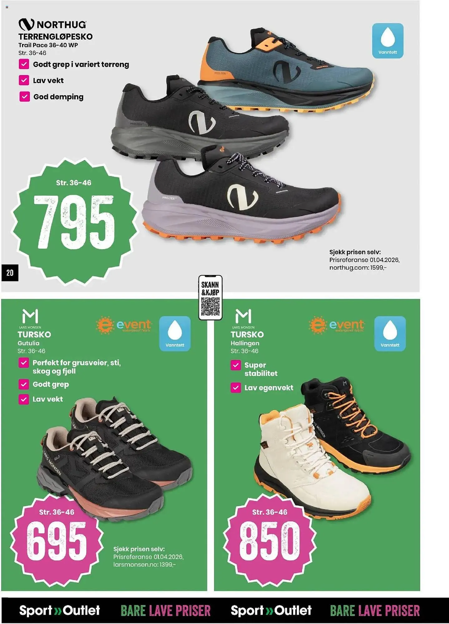 Sport Outlet kundeavis fra 21. april til 26. april 2026 - kundeavisside 20