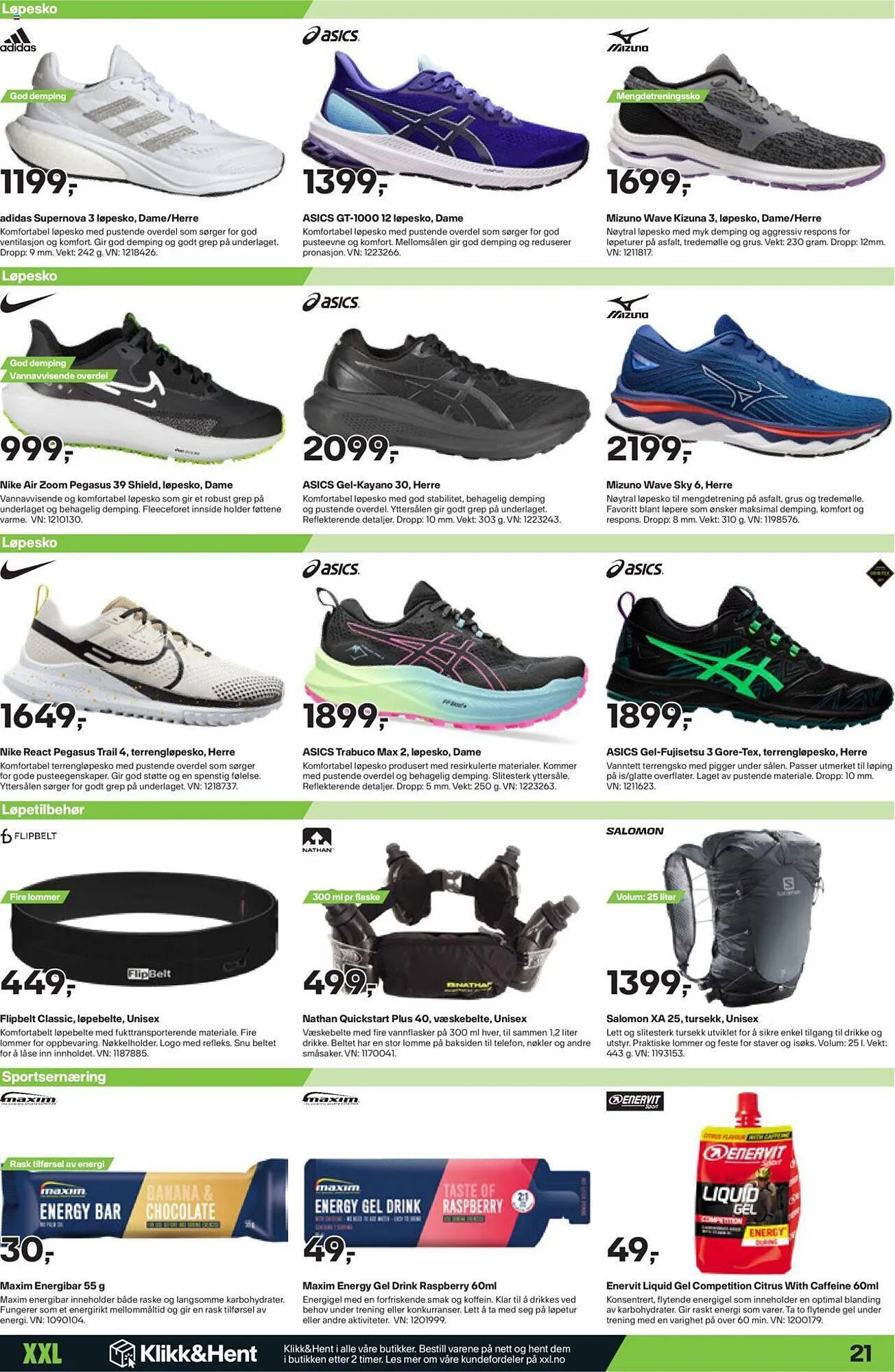 XXL Sport Kundeavis fra 18. september til 24. september 2023 - kundeavisside 21