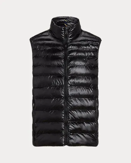 Packable Water-Repellent Glossed Gilet