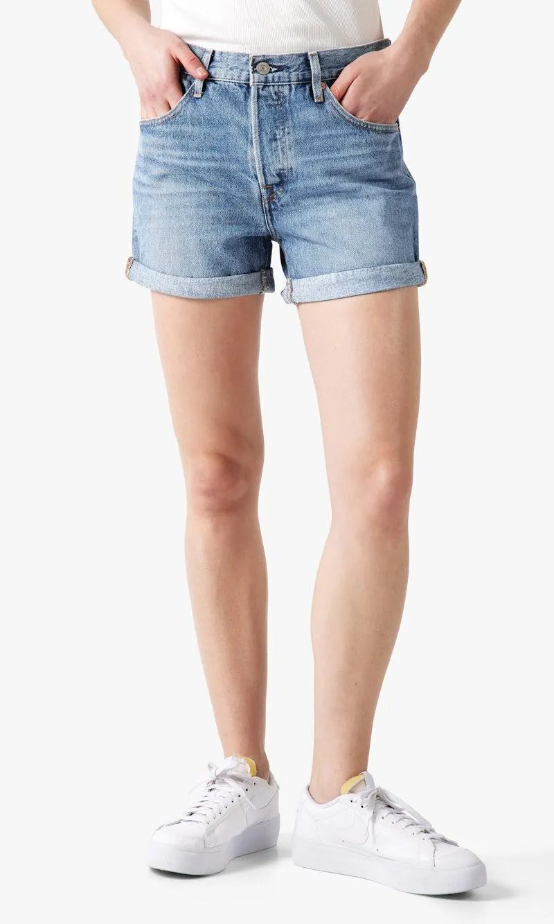 501® Rolled Lys Blå Shorts