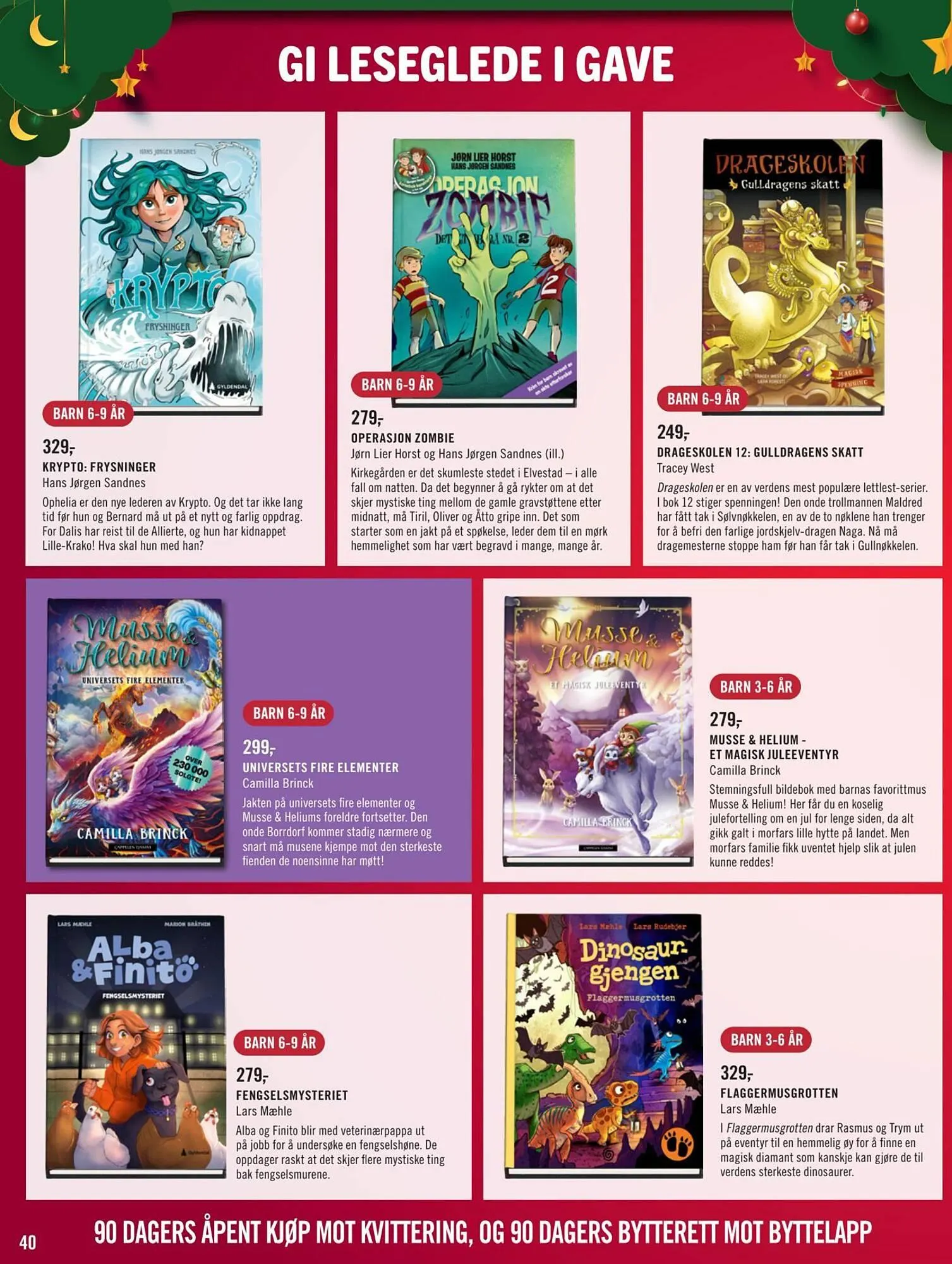 Ark Bokhandel kundeavis fra 1. desember til 25. desember 2025 - kundeavisside 40