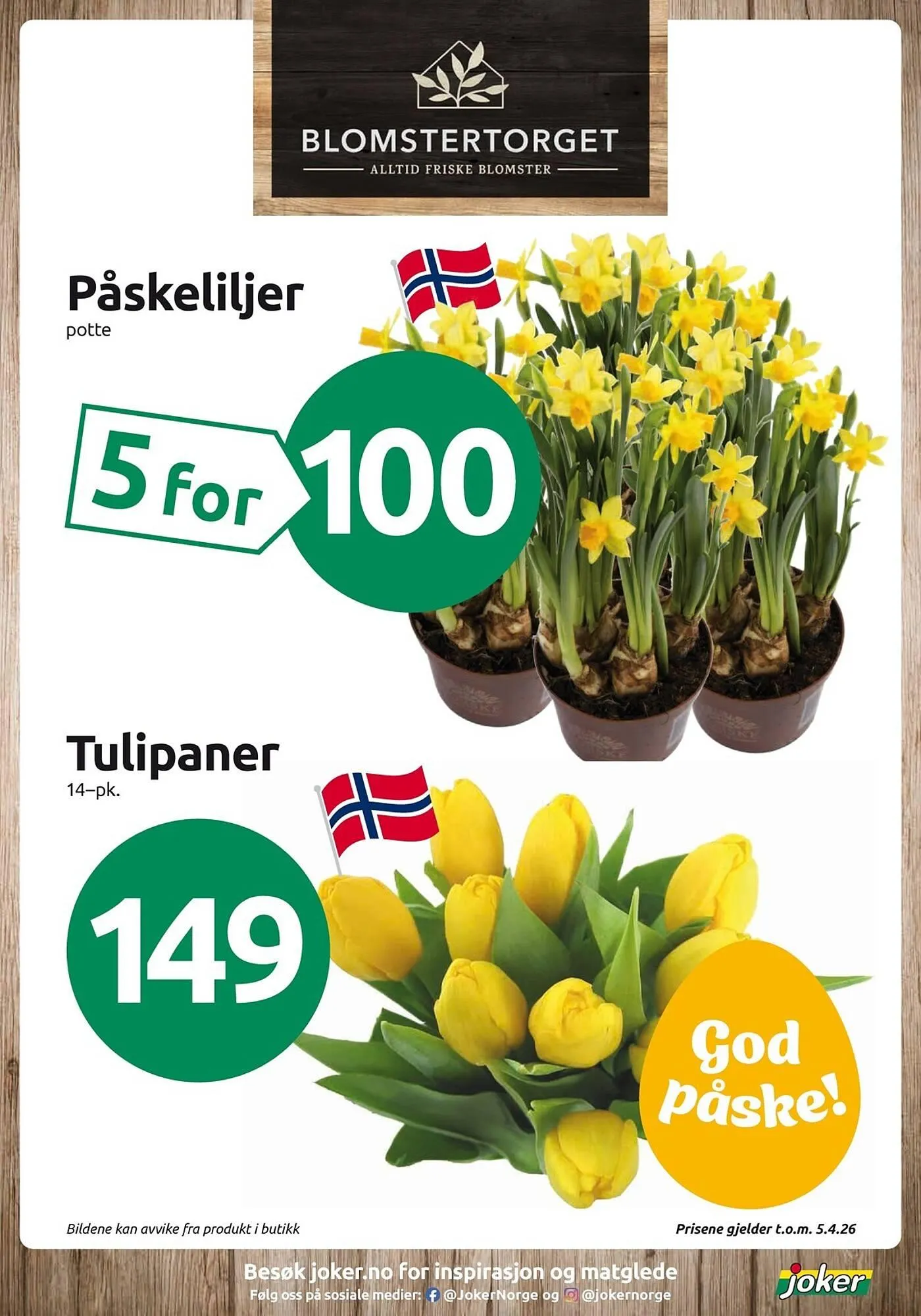 Joker kundeavis fra 29. mars til 5. april 2026 - kundeavisside 11