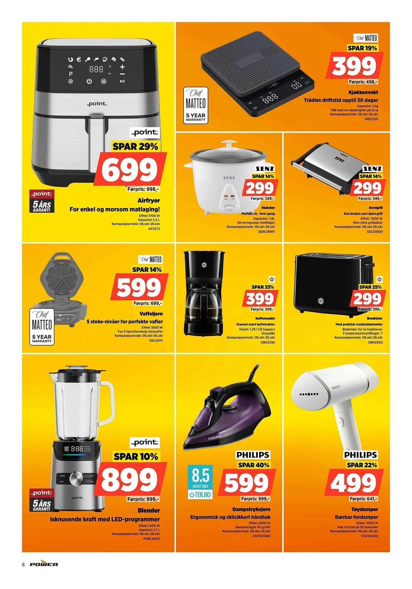 POWER kundeavis fra 20. oktober til 26. oktober 2025 - kundeavisside 8