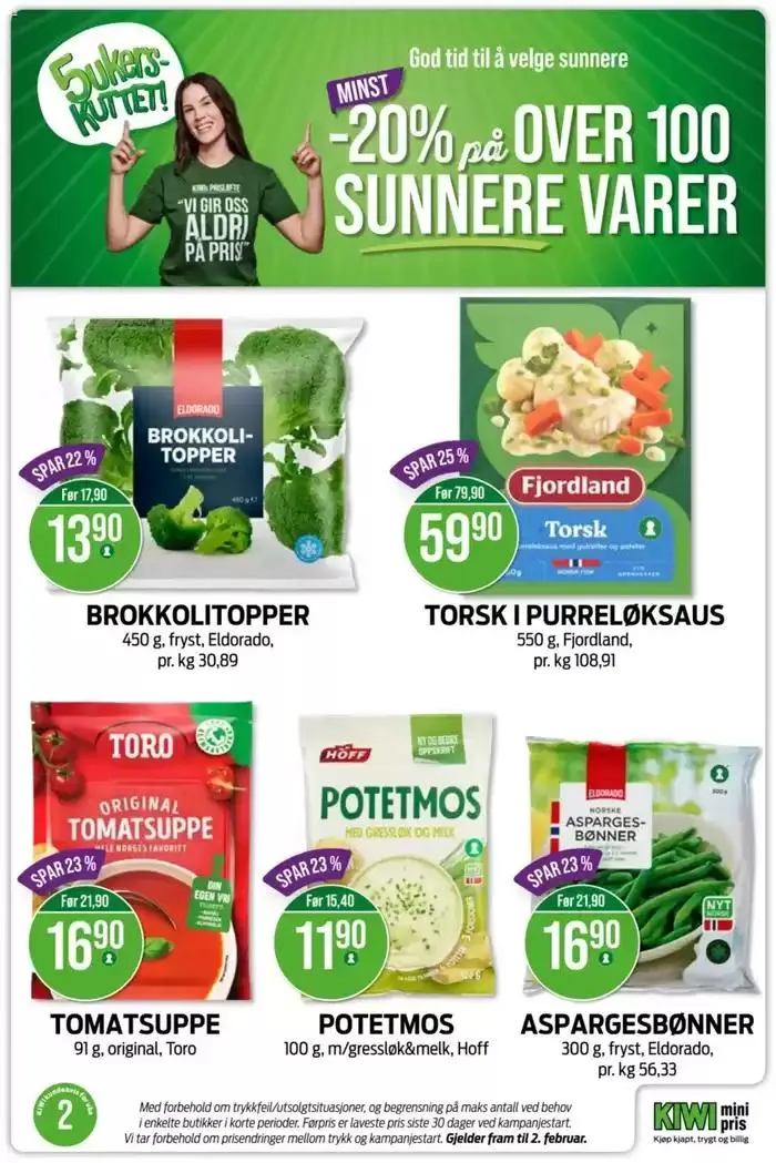 Kiwi Kundeavis fra 1. januar til 12. januar 2025 - kundeavisside 20