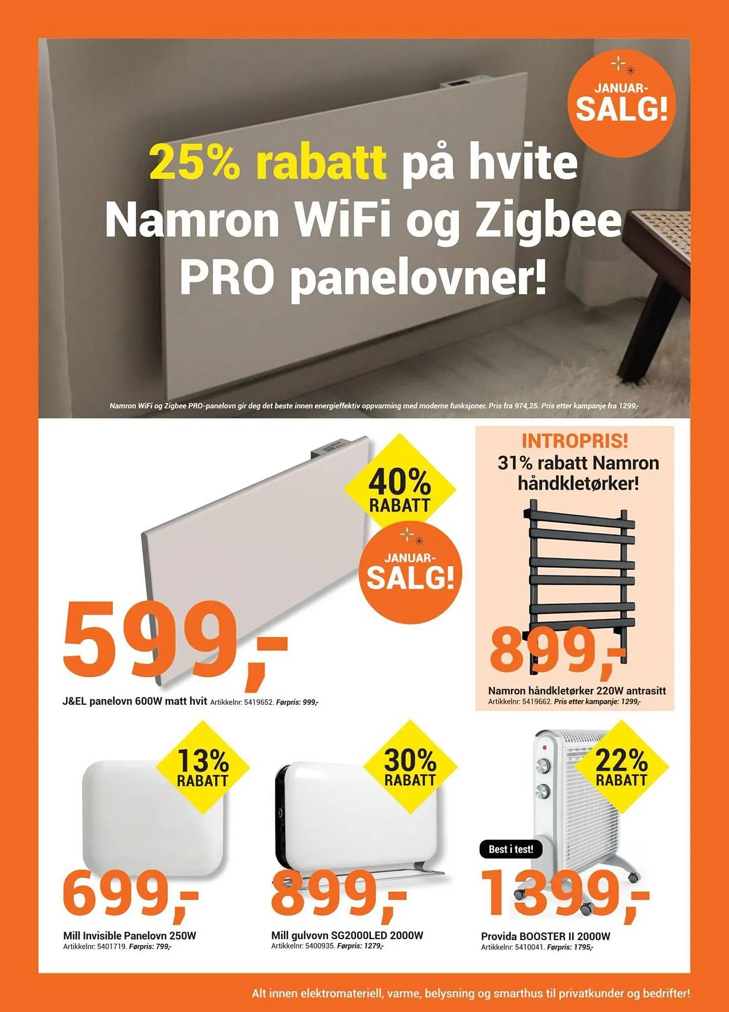 Elektroimportøren kundeavis fra 1. januar til 19. januar 2026 - kundeavisside 7
